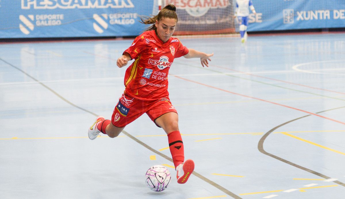 Partido entre Poio Pescamar y Burela en A Seca