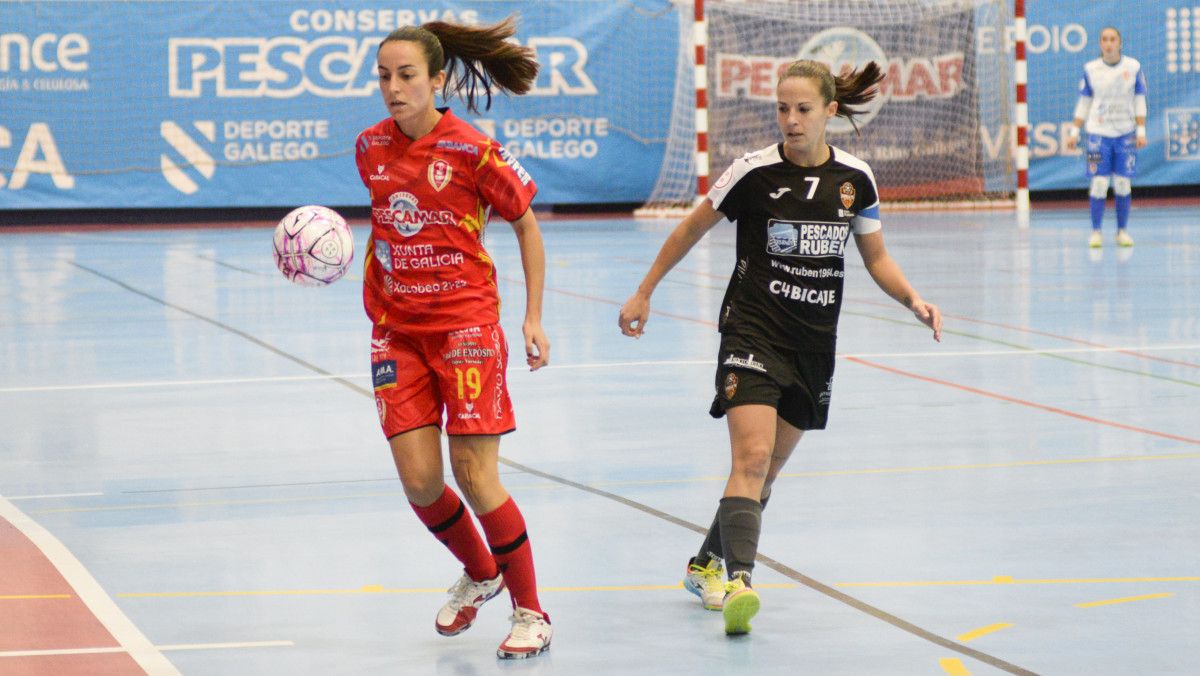 Partido entre Poio Pescamar e Burela na Seca