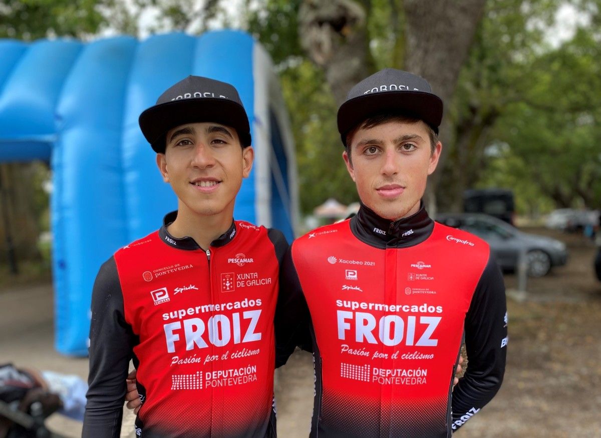 Raul Casalderrey y Manuel Rodríguez en el Campeonato Gallego de Contrarreloj