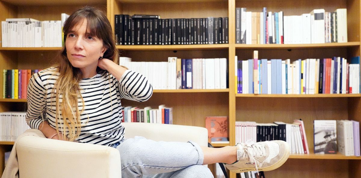 Laura Ferrero, en la Librería Cronopios
