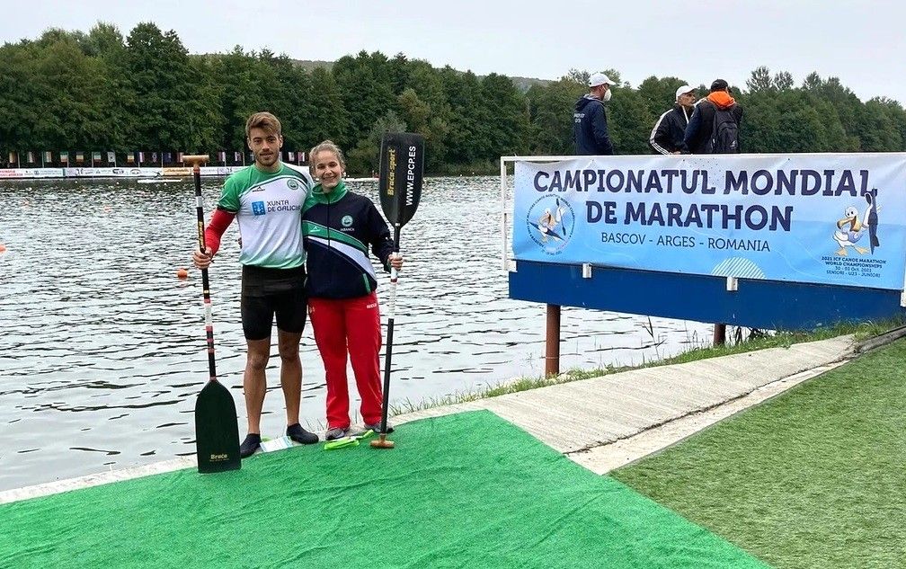 Jaime Duro e Jenifer Casal, en Rumanía para competir en el Mundial de Piragüismo Maratón