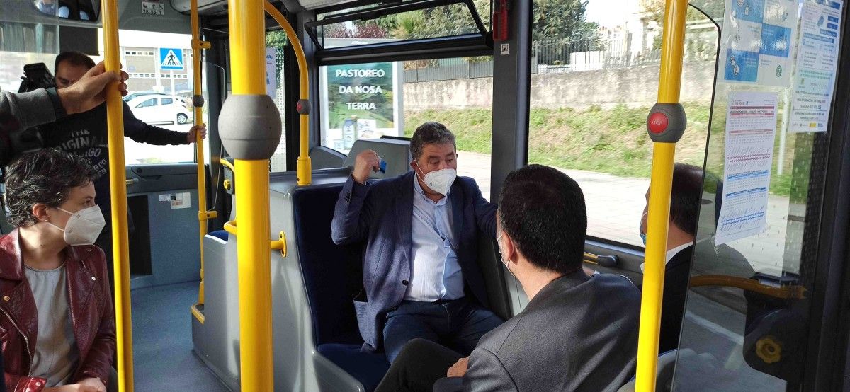 Inauguración das novas liñas de bus urbano en Pontevedra