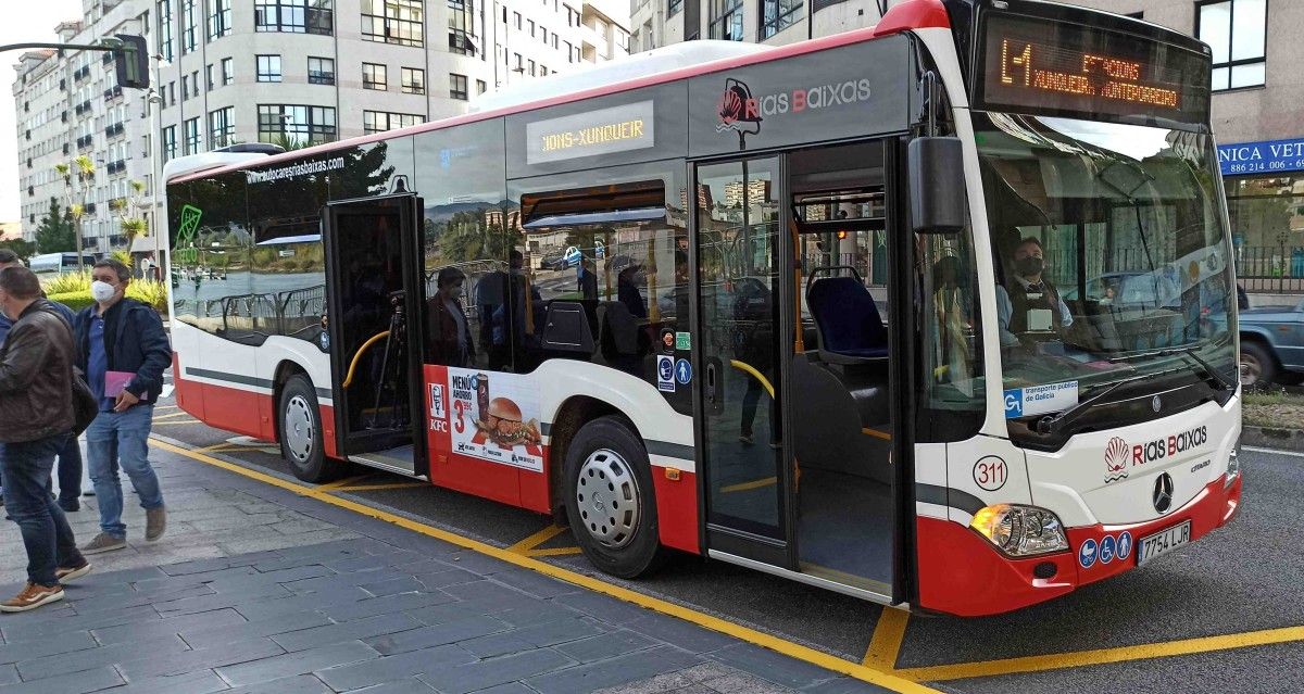 Liñas de bus urbano en Pontevedra