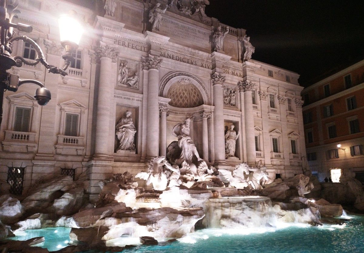 Fontana di Trevi, Roma, Italia