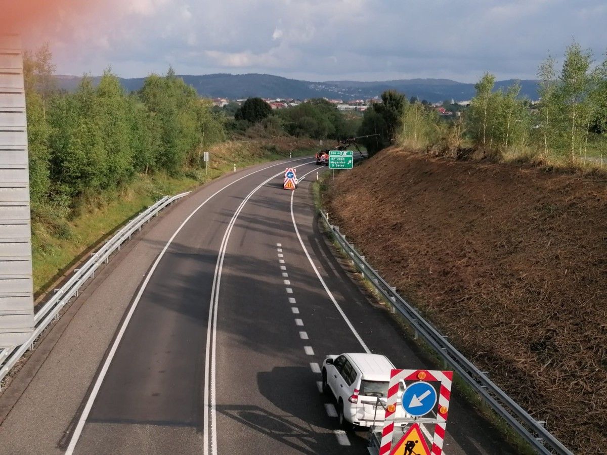 Limpeza nas marxes das estradas autonómicas