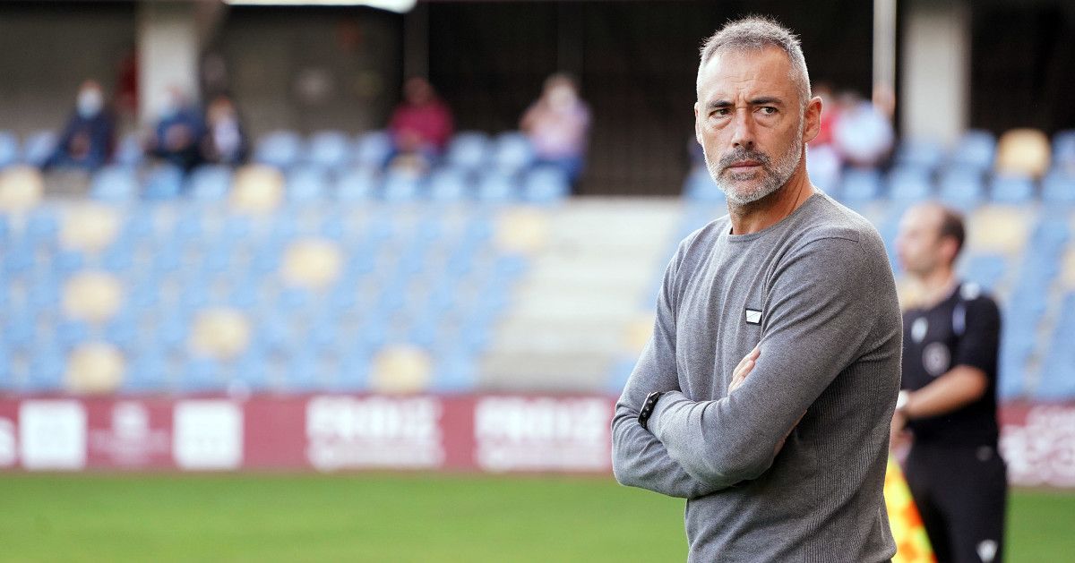 Ángel Rodríguez, adestrador do Pontevedra CF