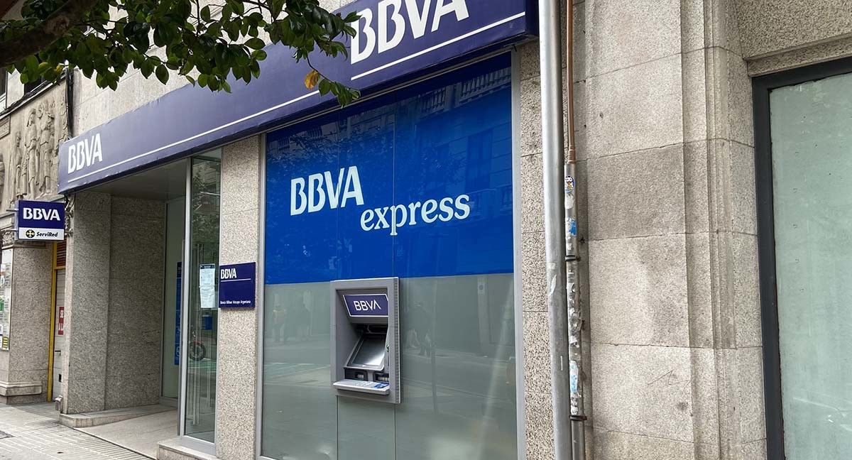 Oficina de BBVA en la calle García Camba