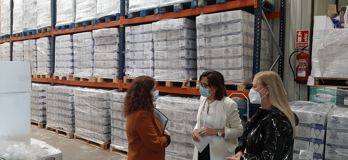 Almacén de alimentos do Programa de Axuda a Persoas Desfavorecidas 2021