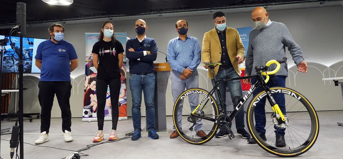 Presentación no Concello de Pontevedra da proba de Copa España de ciclocrós de categoría internacional C1
