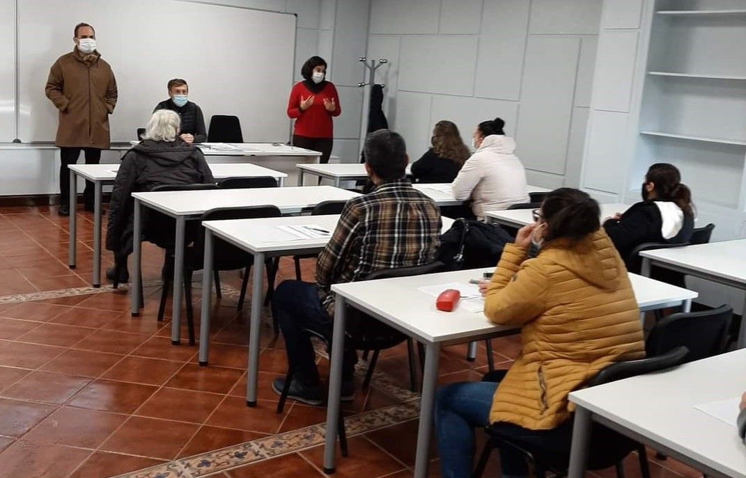 Un curso na aula da Reiboa