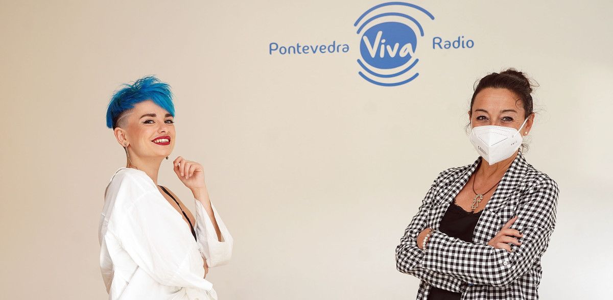 Alexandra Carrera en el podcast 'Cara a cara' de PontevedraViva Radio