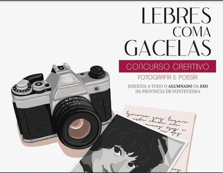 Cartel del concurso 'Lebres coma Gacelas'