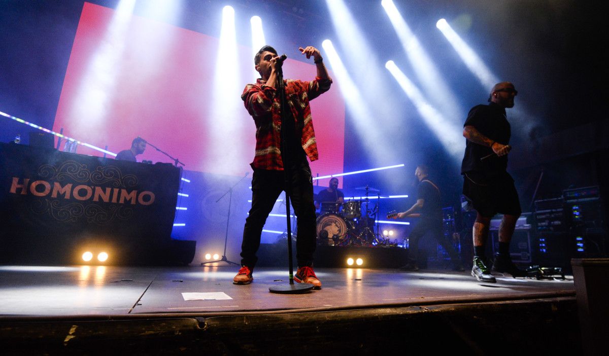 Concierto de Rayden en el festival 'Marín é música'