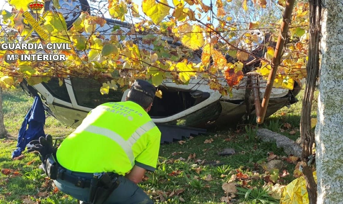 Accidente en Caldas de Reis