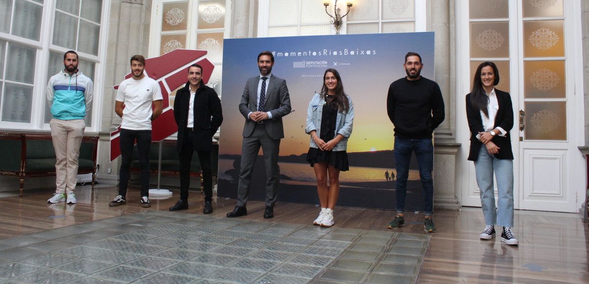 Recepción na Deputación aos piragüistas que conseguiron medalla no Mundial de maratón de Romanía
