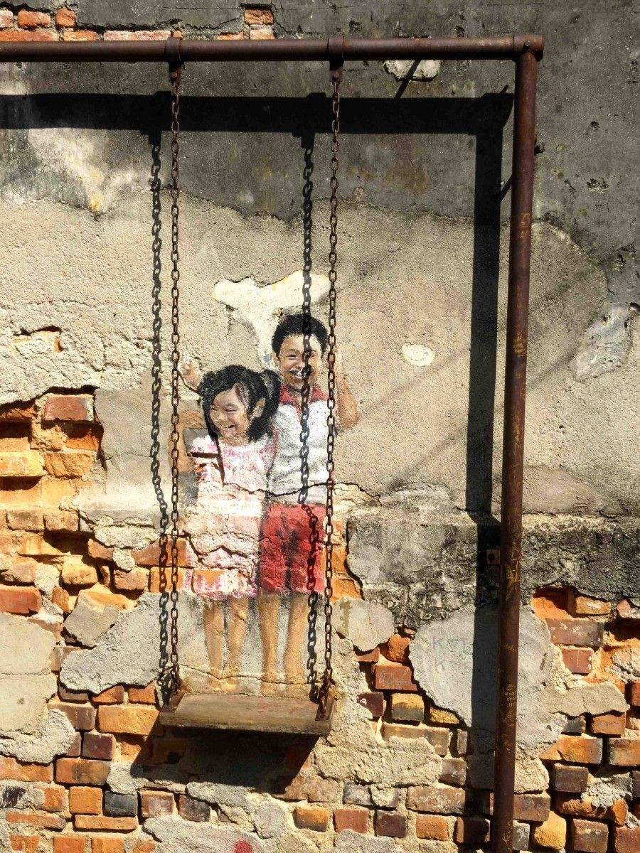 Arte nunha rúa de George Town 2