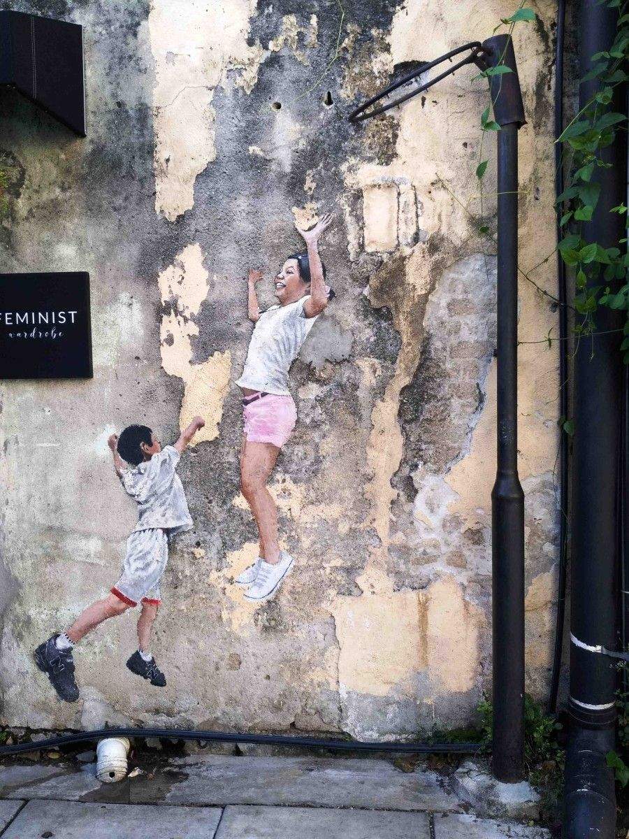 Arte nunha rúa de George Town 1