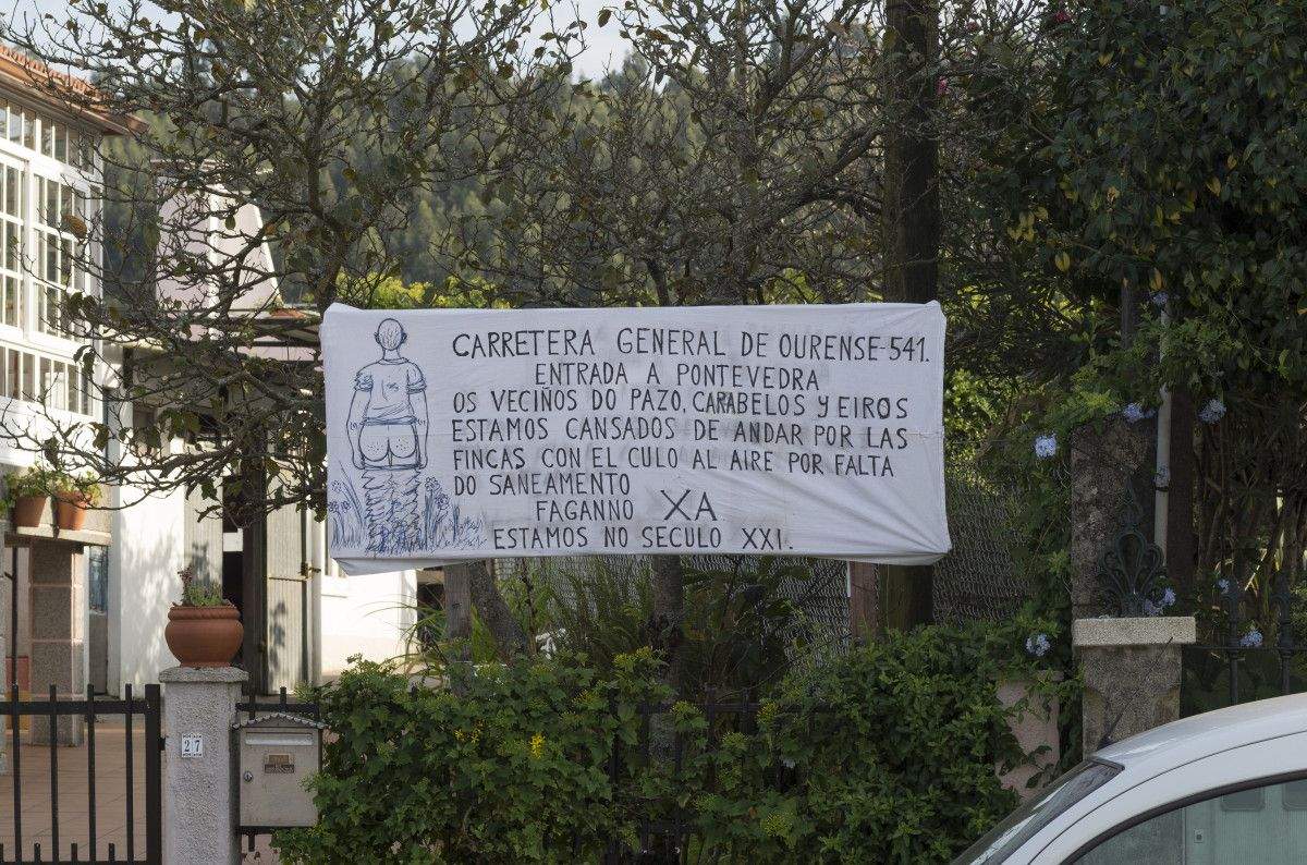 Los vecinos de Mourente y Bora reclaman saneamiento
