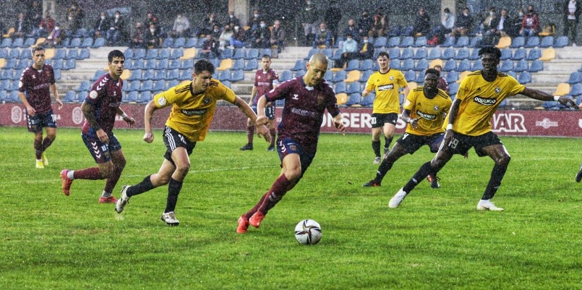 Partido de liga en Pasarón entre Pontevedra y Llanera
