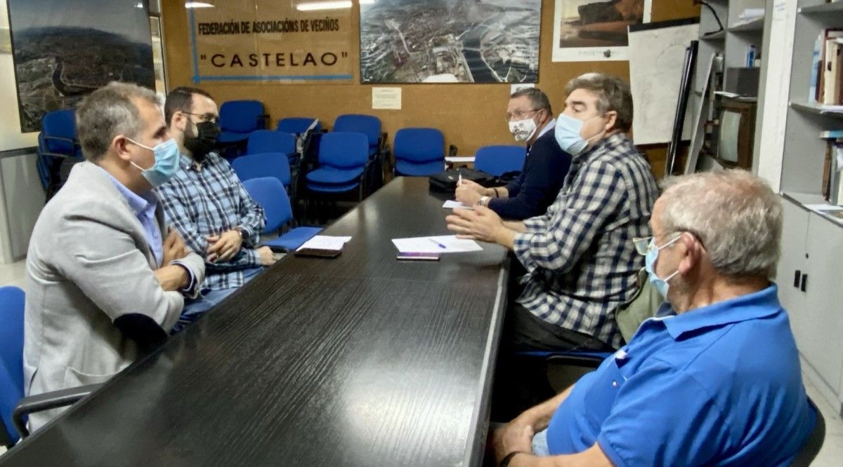 Reunión de trabajo del PP y la Federación Castelao