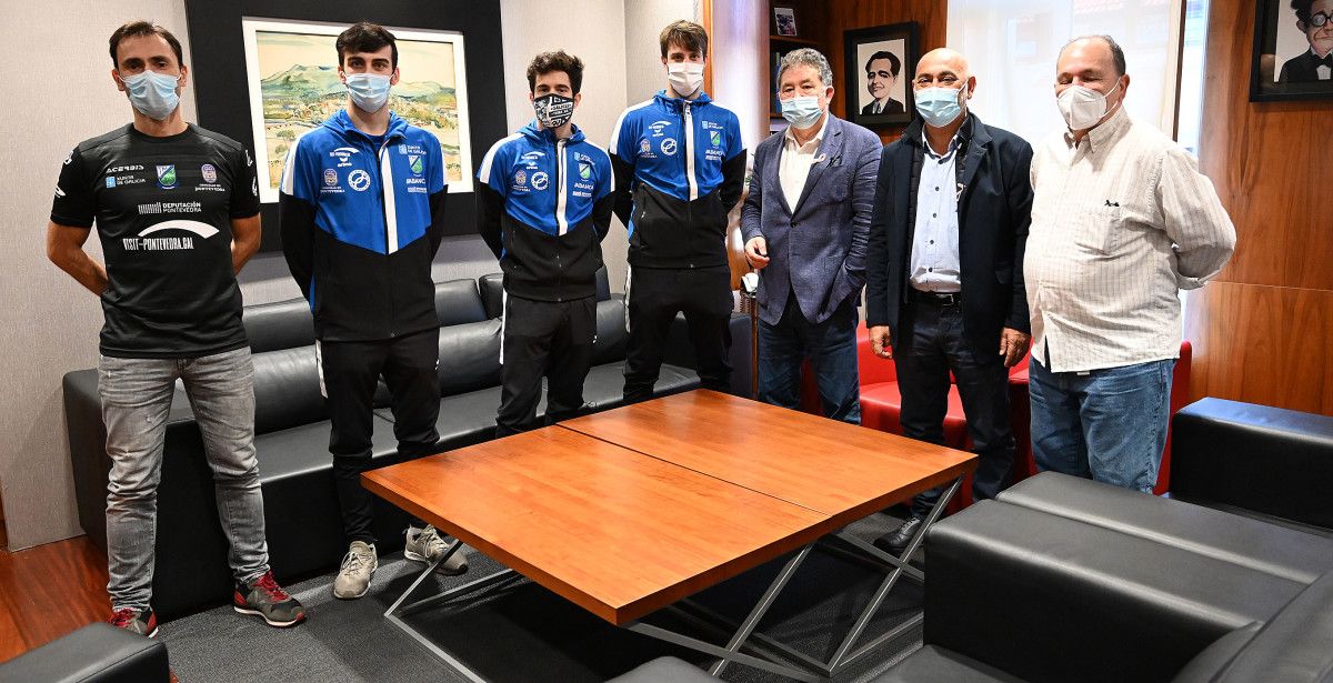 Recepción ao Tenis de Mesa Monte Porreiro antes do seu debut en competición europea