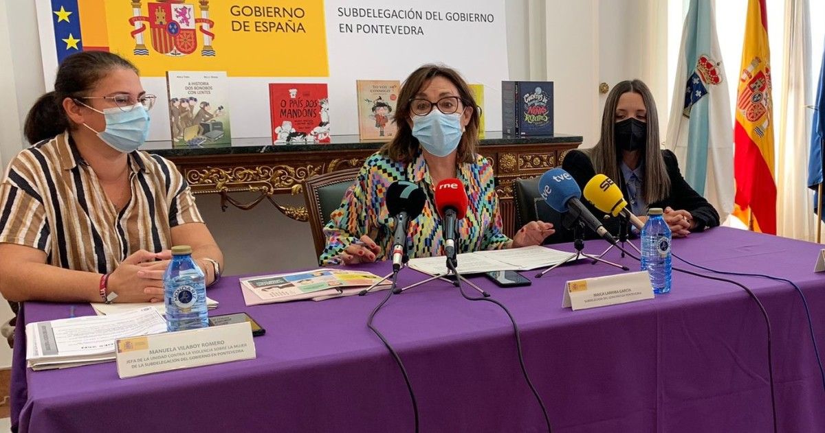 Manuela Vaillaboy, Maica Larriba e Andrea Monteiro