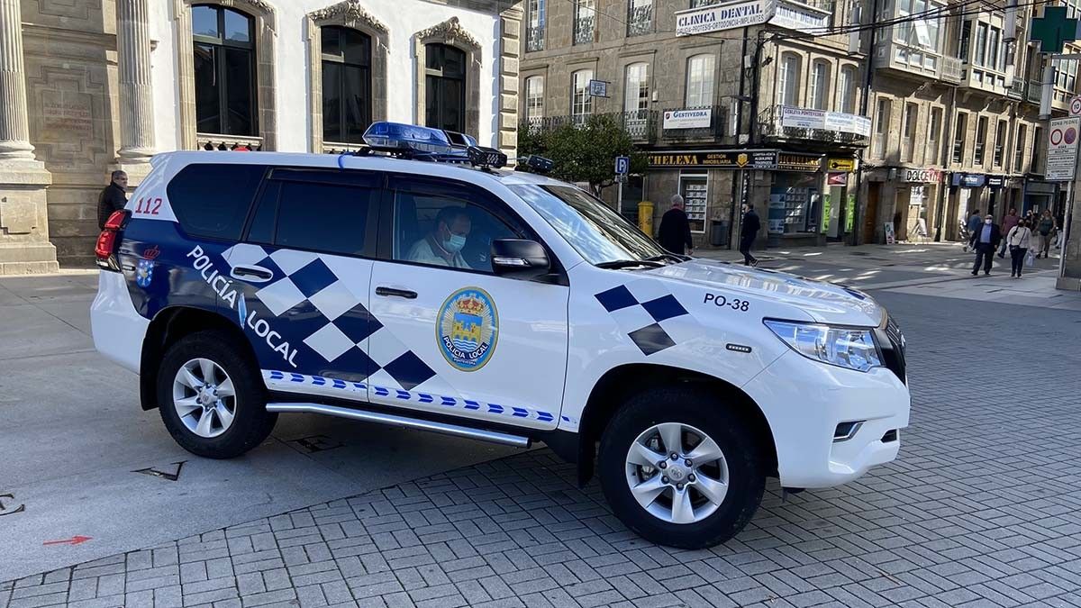 El nuevo sistema del 'ollomóbil' en un coche de la Policía Local