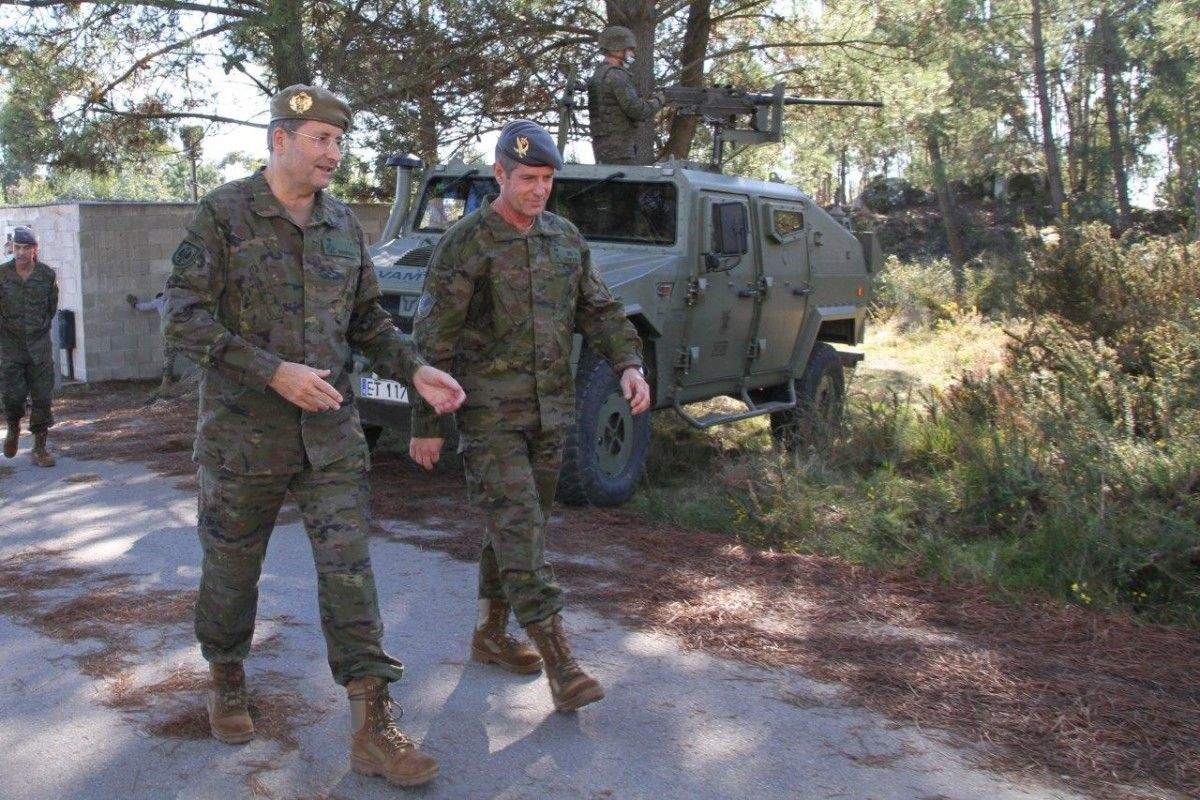 Primeira visita do novo Jeme, tenente xeneral Amador Enseñat y Berea, á Brilat