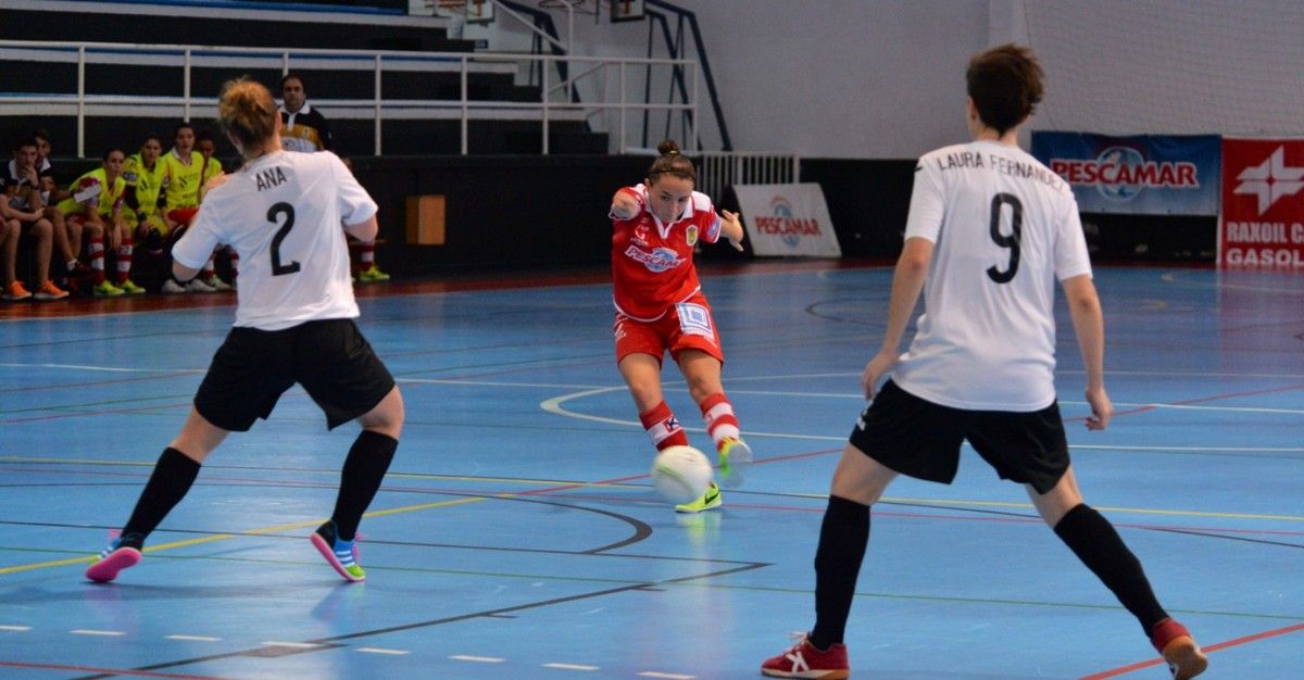 Partido entre Poio FS e Ourense na Seca