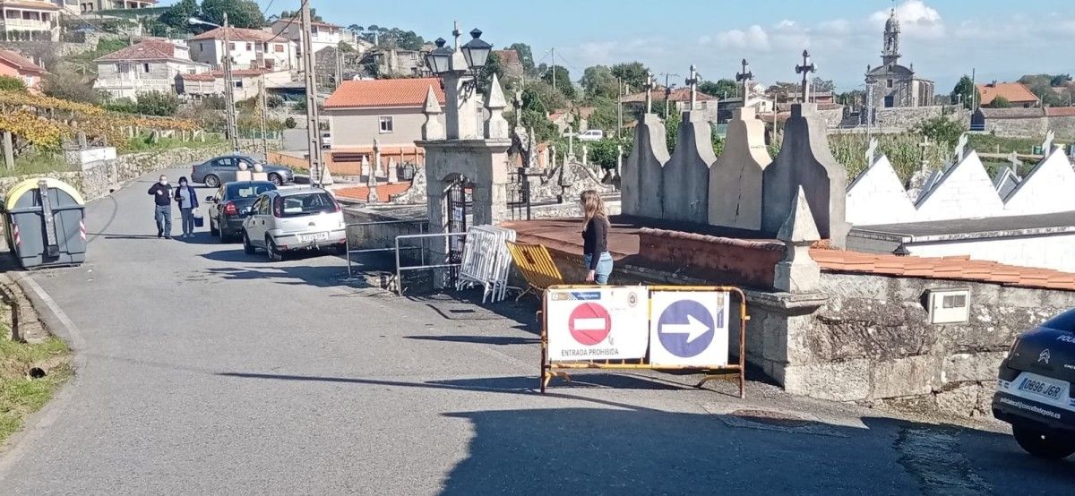 Operativo especial de tráfico en Poio por la festividad de Difuntos