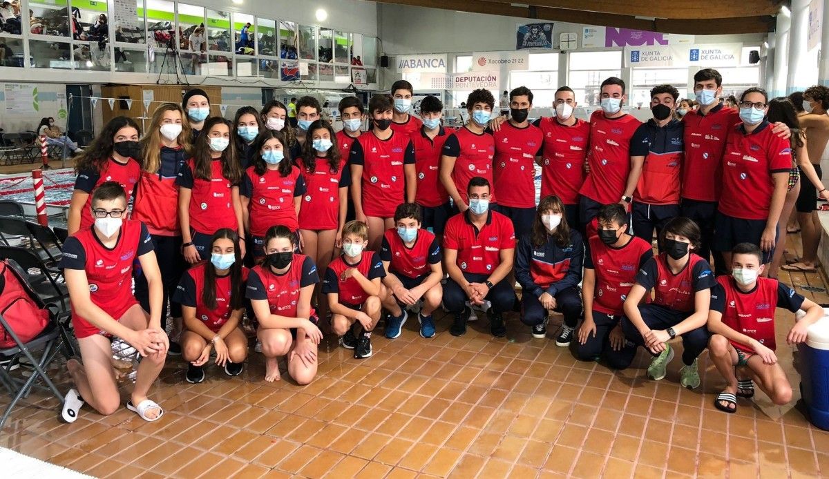 Equipo do Galaico no Trofeo Amizade en Ponteareas