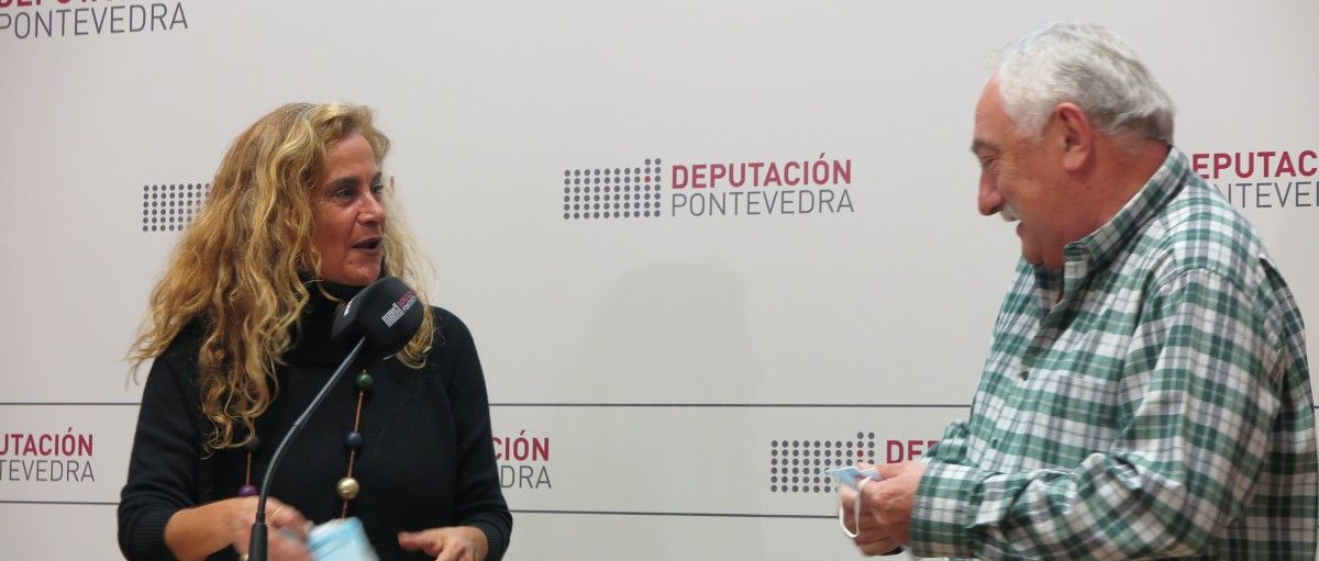 Carmela Silva y César Mosquera