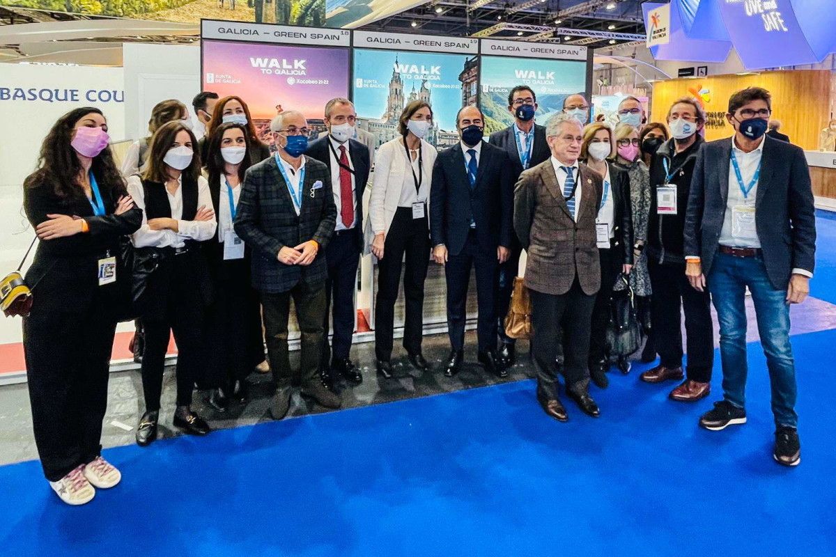 A ministra Reyes Maroto coa misión comercial do Clúster de Turismo de Galicia