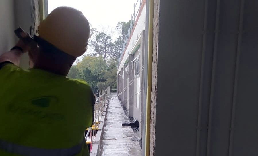Obras na estación de autobuses de Pontevedra