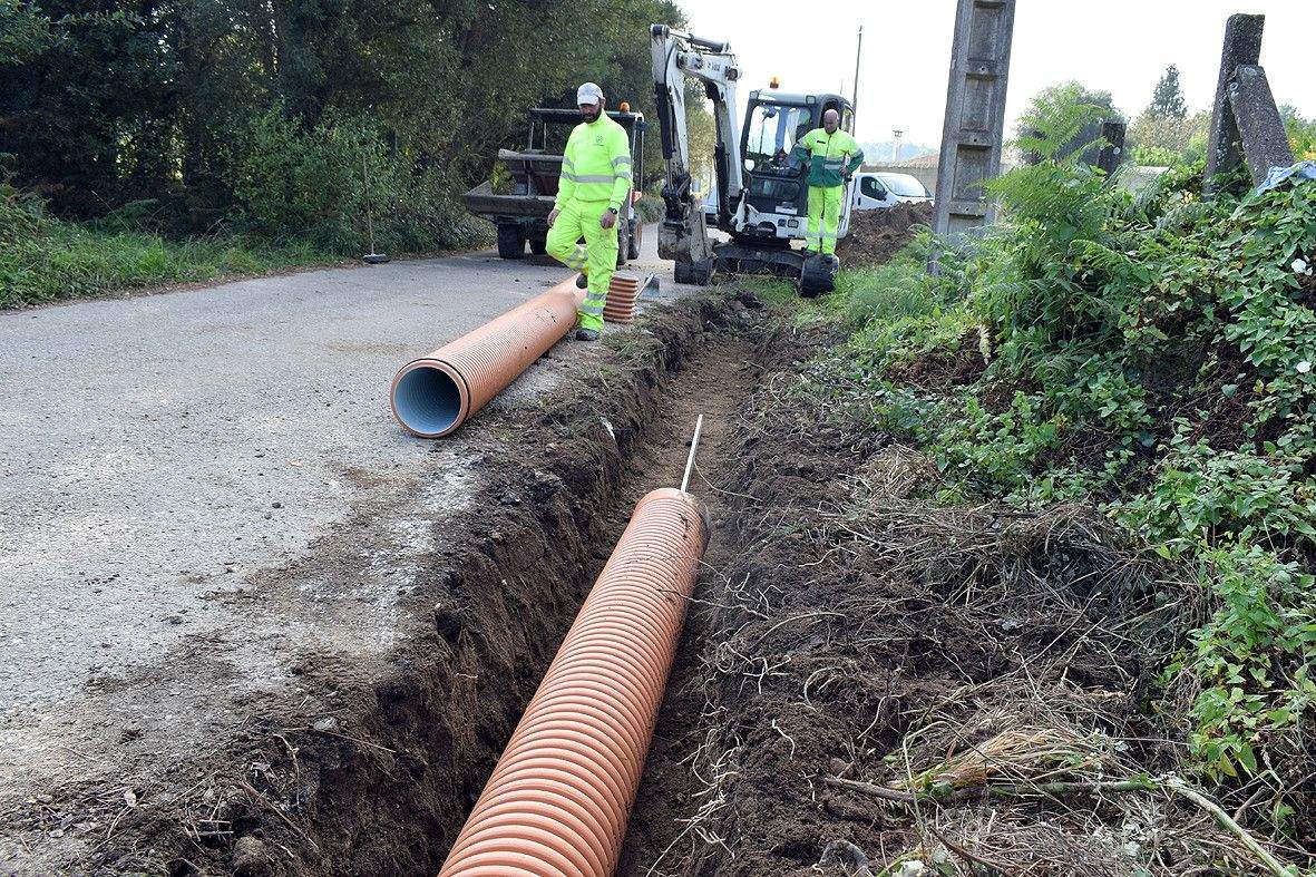 Instalación de tubaxes