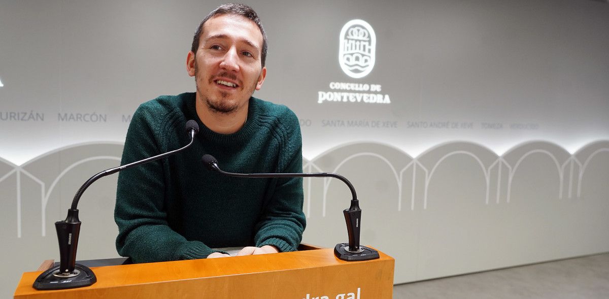 Alberto Oubiña, concelleiro de Xuventude de Pontevedra