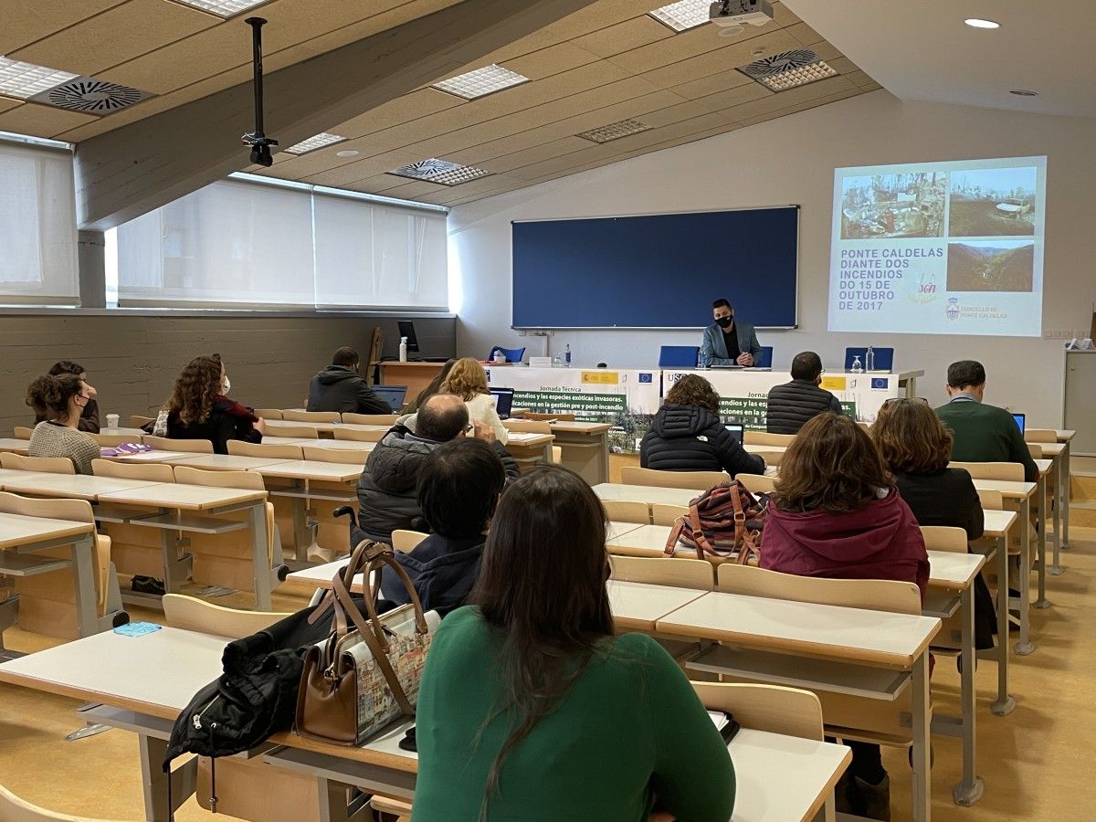 Charla de Andrés Diaz en la Universidad de Santiago