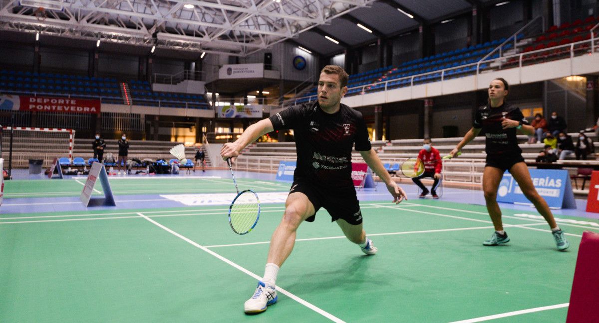 Partido entre Bádminton Ravachol e CB Benalmádena no Municipal