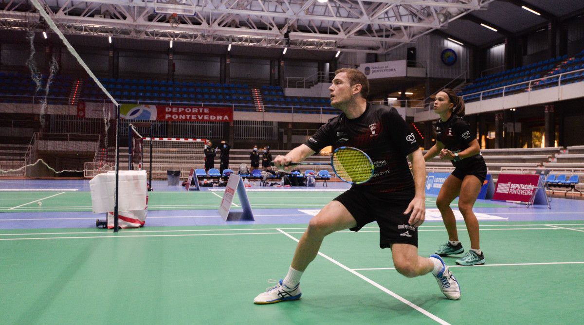 Partido entre Bádminton Ravachol e CB Benalmádena no Municipal