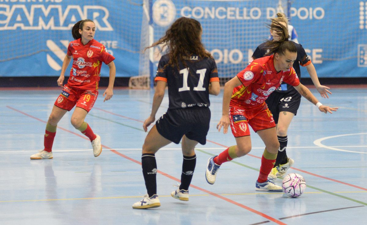 Partido entre Poio Pescamar e Universidad de Alicante na Seca