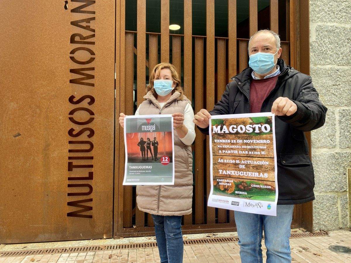 Presentación da actuación de Tanxugueiras en Moraña