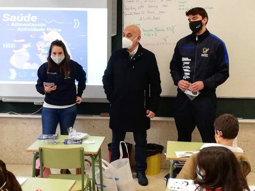 Ciclo sobre 'Salud, alimentación y actividad física' de la SD Teucro y el Concello