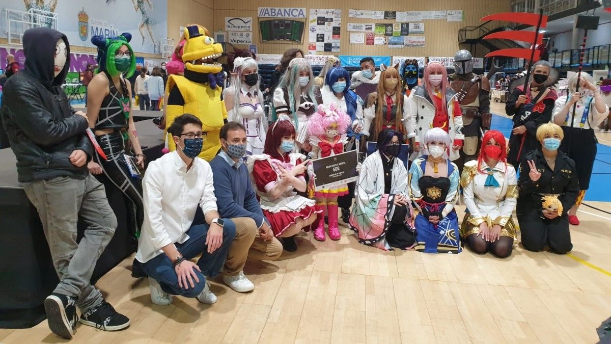 Participantes no Marín Gaming Fest