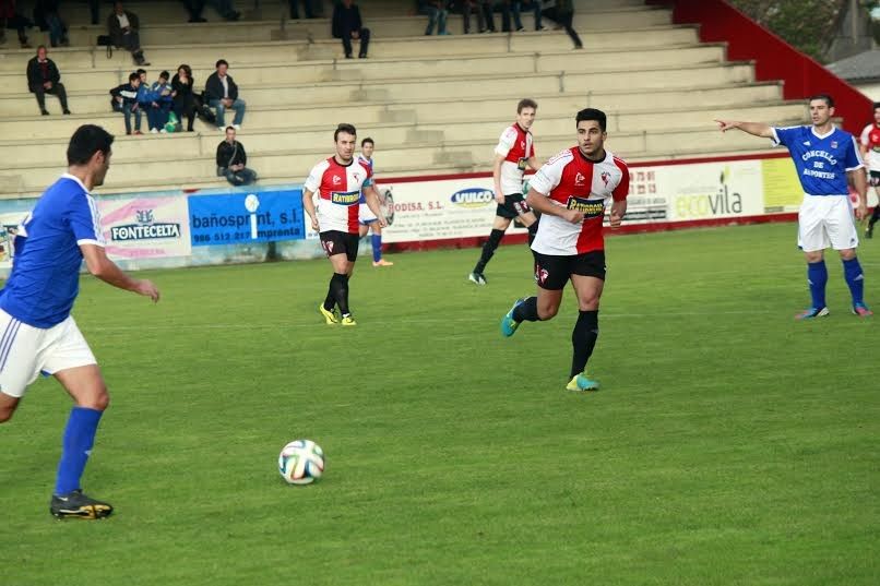 Partido entre Arosa e As Pontes na Lomba