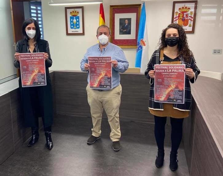 Presentación da gala de Campo Lameiro en solidariedade coa Palma