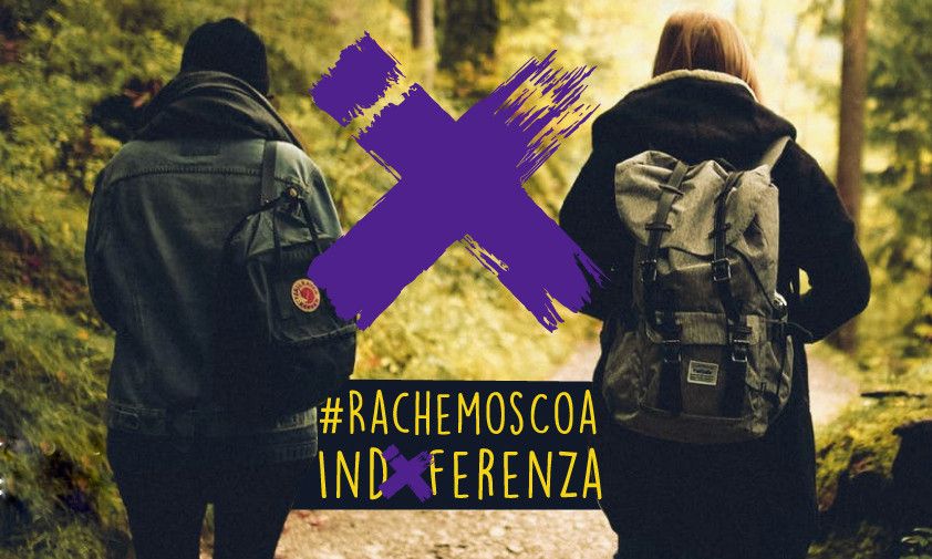 Fragmento del cartel de la caminata contra la violencia de género del GDR Pontevedra-Morrazo