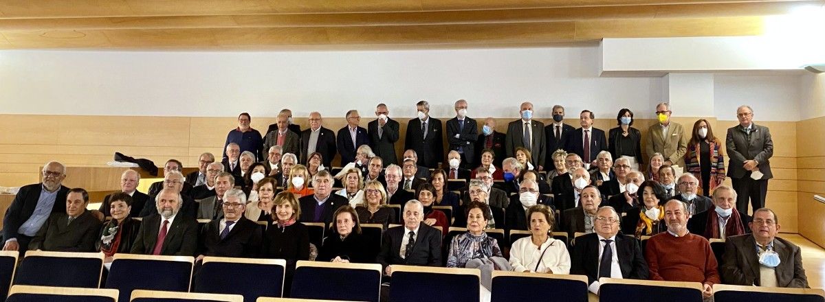 Médicos homenaxeados polo Colexio de Médicos de Pontevedra
