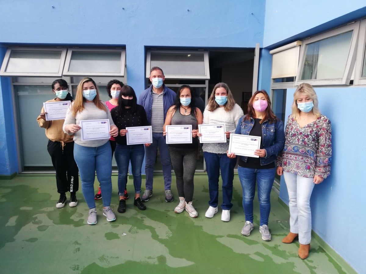 El concelleiro de Benestar Social, Marcos Rey, participa en el cierre del curso de Sistema de Axuda no Fogar
