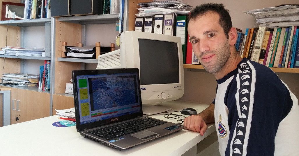 Kike García, adestrador do Waterpolo Galaico