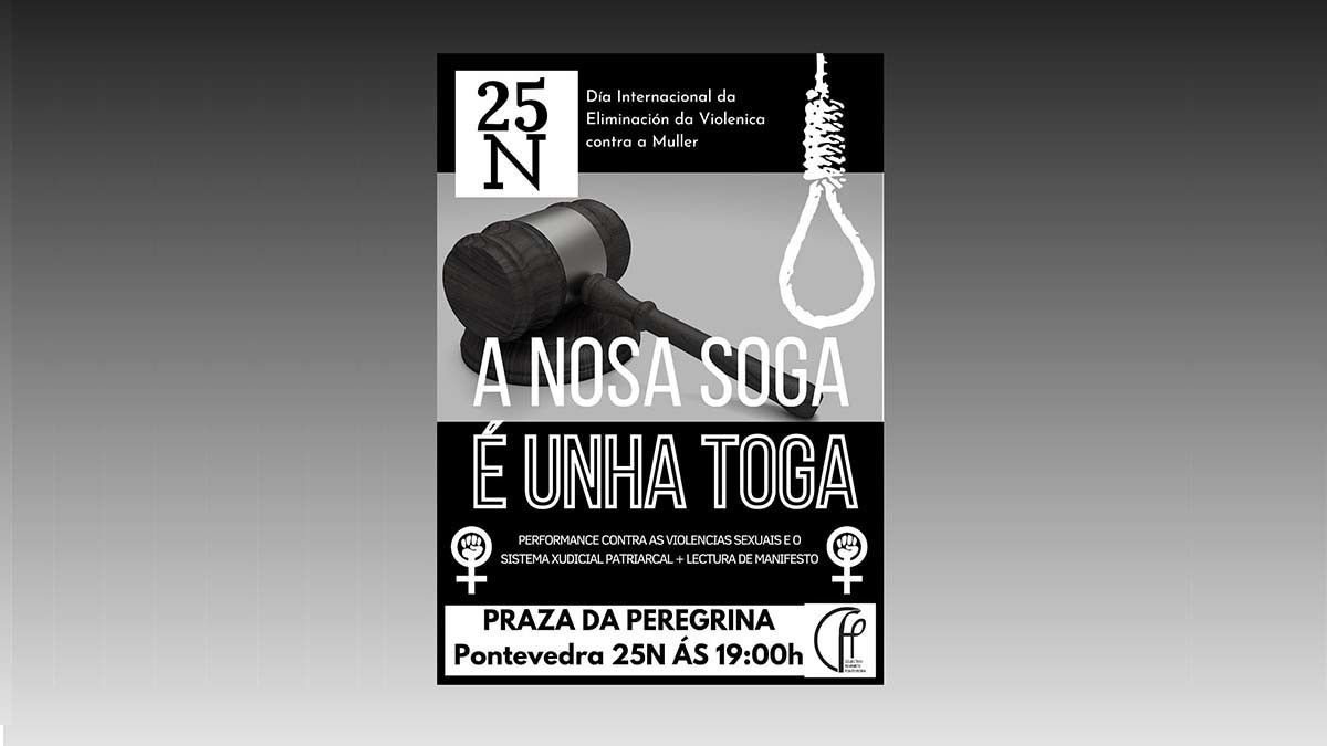 Cartel da concentración para o 25N